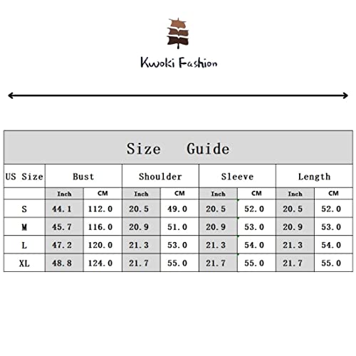 Kwoki Women's Cropped Denim Shirt Roll Up 3/4 Sleeve Casual Loose Crop Tops Drawstring Hem Button Front Jean Jacket(0797-Light Blue-S) #TOP6