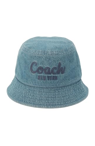 Coach Script Denim Bucket Hat