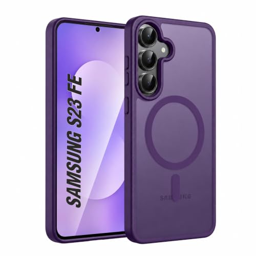 Image of AIBEX Back Cover for Samsung Galaxy S25 Fe| Slim Case with Wireless Charging Support | Anti-Scratch, Shockproof, Anti-Fingerprint & Lightweight Military-Grade Protective Cover - Purple