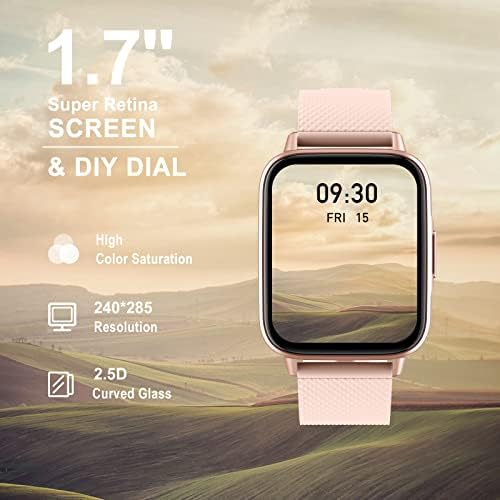 Smart Watch for Men Women , Calling Smartwatch Make/Receive Calls, Fitness Tracker 1.7" Touch Screen Fitness Watch with Step Counter Activity Trackers, IP68 Waterproof Sports Watch for iOS Android