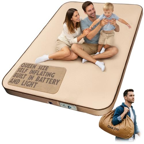 Self-Inflating Camping Sleeping Pad (4) Memory Foam Air Mattress