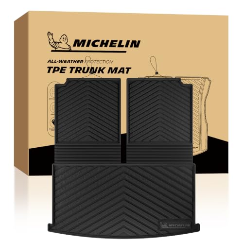 Image of Michelin Vehicle Mats for 2018-2026 Volkswagen VW Atlas, Trunk /Backrest Mat | Custom Fit Cargo Liner & Backrest Protector, Non-Slip, All-Weather TPE Car Accessories, Premier