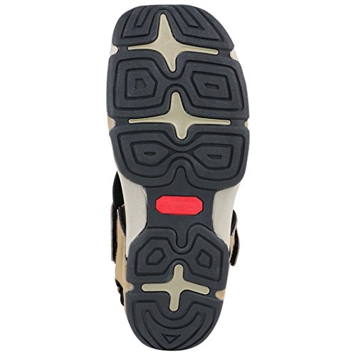 Image of Fsports Men's SP4 Series Brown Synthetic Casual Sandals 6UK