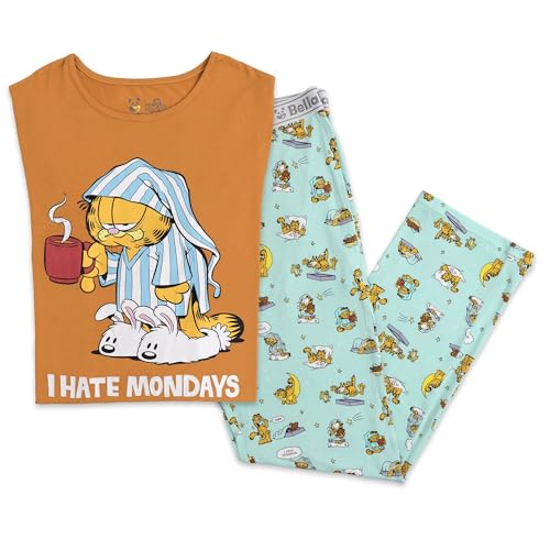 Bellabu Bear Garfield Men's Pajamas, Matching Family Pajamas, Rayon from Bamboo