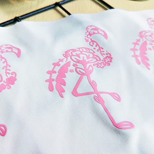 Image of VINYL FROG Premium Pink Heat Transfer Vinyl PU 10 inchx5ft for T-Shirt