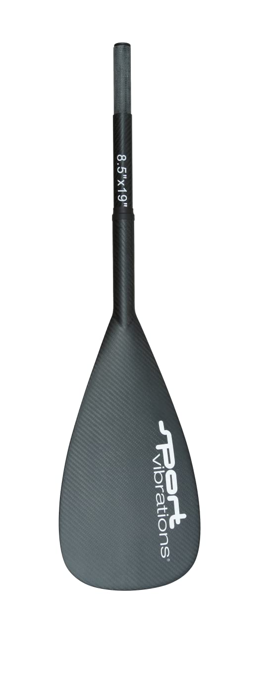 Sport Vibrations® 4 TLG. 100% FullCarbon SUP Paddel inkl. 2.Paddelblatt mit Kajakfunktion - 8'5"x19' Antitwist-Handle