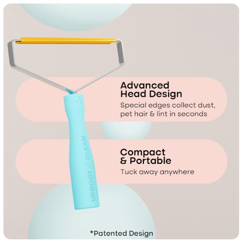 Image of Uproot Clean Pro Pet Hair Removal Tool: Multi-Fabric Edge,Carpet Rake,2pk