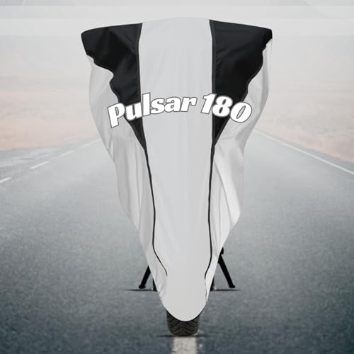 Image of Motorcycle Bike Body Cover for Outdoor Use - Heavy Fabric Water Resistant Two Wheeler Cover with UV, Dust & Rain Protection Compatible for Pulsar 180