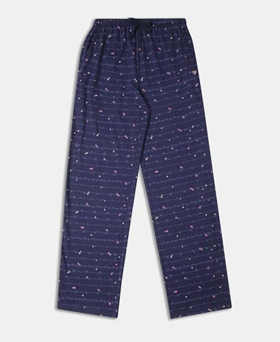Image of Jockey RX88 Women Super Combed Cotton Printed Pyjama with Side Pockets (Colors & Prints May Vary)