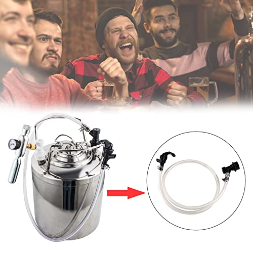 Mrbrew Picnic Faucet, 2 Pieces Plastic Draft Beer Dispensing Spigot Keg Tap For Home Brewing Kegging Cornelius Corny Hose Tubing Line #TOP5