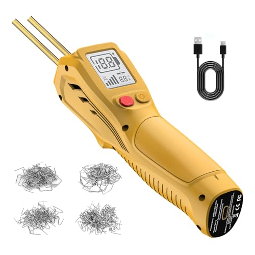 Kit de soldador de plástico inalámbrico de 500 W USB con grapadora de batería de 5000 mAh para reparación versátil, operación con una sola mano, calefacción de la mayoría de superficies