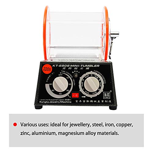 Dnysysj VWESRGER Jewelry Rotary Tumbler Polisher ,3Kg /5Kg Mini Polisher Tumbler Jewelry Polisher Machine thumb #3
