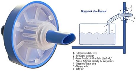 HEOSolution 5251 Water Connector with Gardena, Blue