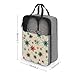 Atomic Stars Retro Pattern Shoe Bags for Travel Water-Resistant Shoes Pouch with Handle Fashion Shoe Organizer with Zipper Closure Portable Sneaker Carrier for Men & Women Daily Use
