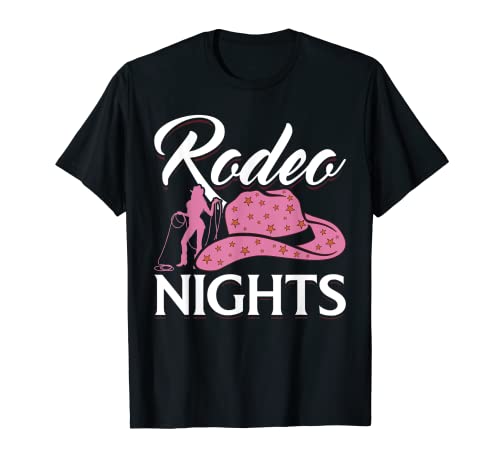 Rodeo Western Country Southern Cowgirl sombrero - Rodeo Nights Camiseta