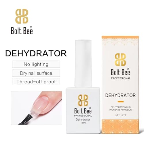 Image of BOLT BEE Nail Primer and Dehydrator air dry15ml Soak Off UV LED Gel Nail Polish set for Nail Art