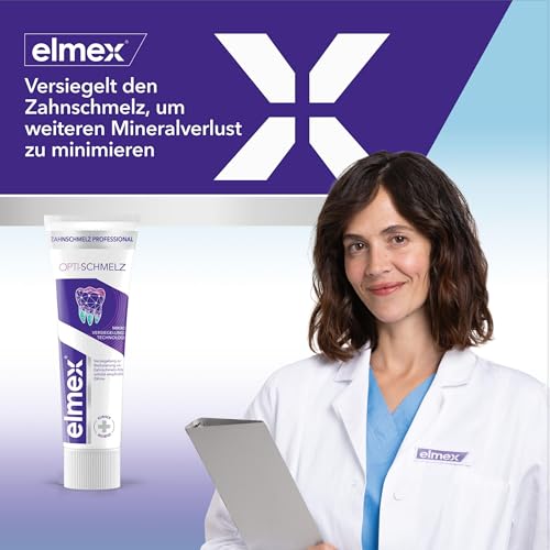 elmex Zahnpasta Opti-Schmelz Professional, 2x 75 ml – Ansicht 3