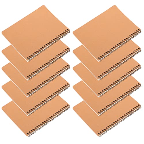 Carnet à spirale pages blanches pour listes de tâches et dessin libre