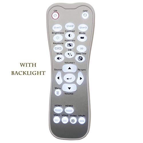Leankle Remote Controller BR-3003B/ SP.8ZE01GC01 for Optoma Projectors GT1080, GT1080Darbee, GT5600, HD141X, HD142X, HD143X - Image 4