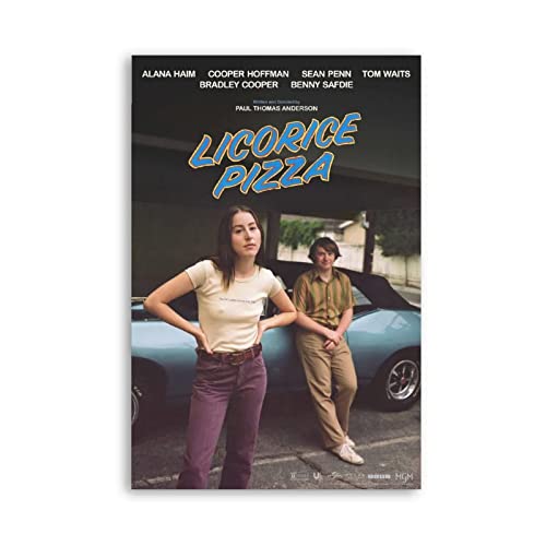 BDTSRT Kein Rahmen 60X90cm Leinwandposter Lakritz-Pizza-Plakat Filmplakate Cover