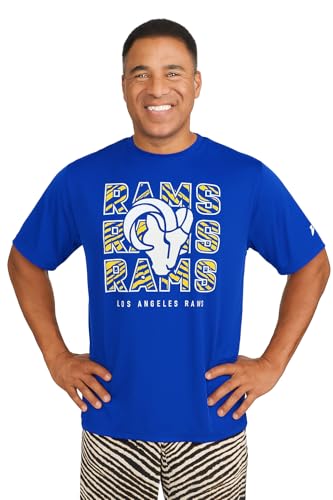 Zubaz NFL Men's Short Sleeve Team Graphic T-Shirt (Small - 5XL)