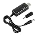 CERRXIAN USB 5V a 9V 12 Voltaje Step Up Converter Cable, USB 5V 2A Boost to DC5521 9V/12V 0.8A Step-up Transformador Adaptador de corriente, con convertidor DC35135, con pantalla LED-0.8M