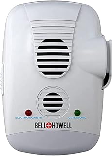Bell + Howell Ultrasonic Electromagnetic Pest Repeller with AC Outlet and Switch, 1-Count