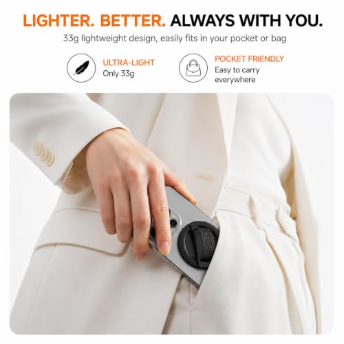 Image of Mizi Magnetic Phone Grip for Mag Safe, Soft Silicone Finger Loop, 180 Adjustable Kickstand, Strong Magnetic Phone Ring Holder, Zinc Alloy Stand for i Phone 18 /17 /16 /15 /14 /13 /12 & Android - Black