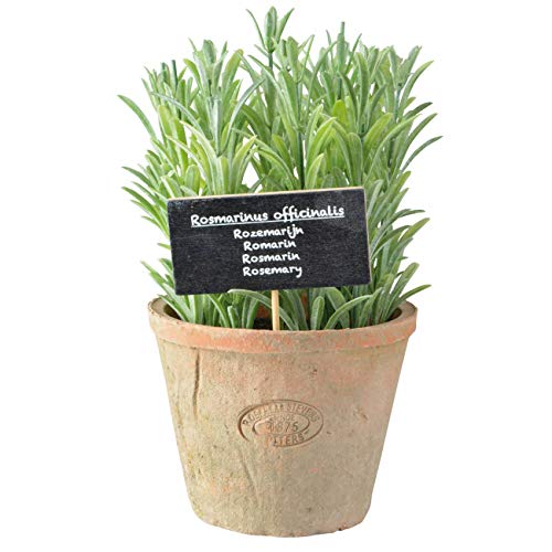 Esschert Design Artificial Herb Plant, Rosemary, Large