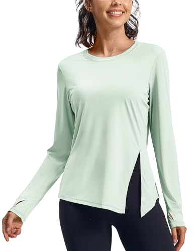 Rdruko Women's Sun Shirt Long Sleeve UPF 50+ UV Rash Guard Workout Outdoor Gym Hiking Tops with Thumbholes3