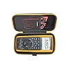 RLSOCO Hard Case for Fluke 289/287 True-RMS Logging Multimeter & Works with UNI-T UT181A True RMS Data Logging Multimeter | Compact Design with YKK Zipper & Scratch Protection (Case Only)