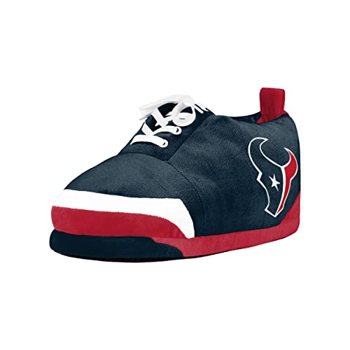 Image of FOCO Mens NFL Team Logo Plush Oversized Sneaker Slippers