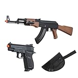 GoldenBall Durable Lightweight Airsoft AK47 Combo...