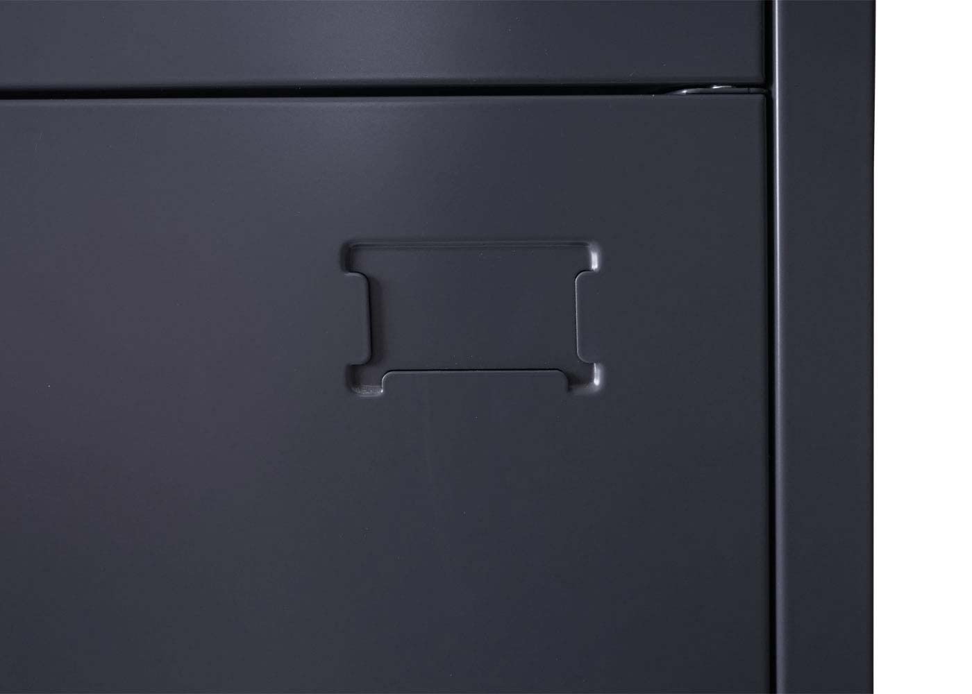 Mendler Schließfach Boston T163, Schließfachschrank Wertfachschrank Spind, Metall 180x38x45cm anthrazit