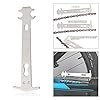 QKURT Ensemble d'outils de chaîne de vélo,Outil de chaîne de vélo+Pince à chaîne de vélo+Vérificateur de chaîne+Maillon manquant pour chaîne 7 8 9 10 Vitesses #2