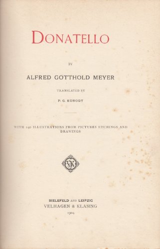 Donatello B0062FCQOU Book Cover