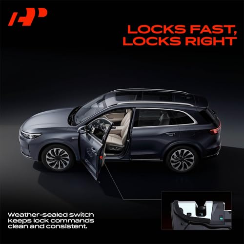 Image of A-Premium Rear Right Passenger Side Door Lock Actuator Compatible with Toyota Tundra 2007-2019, Sequoia 2008-2019