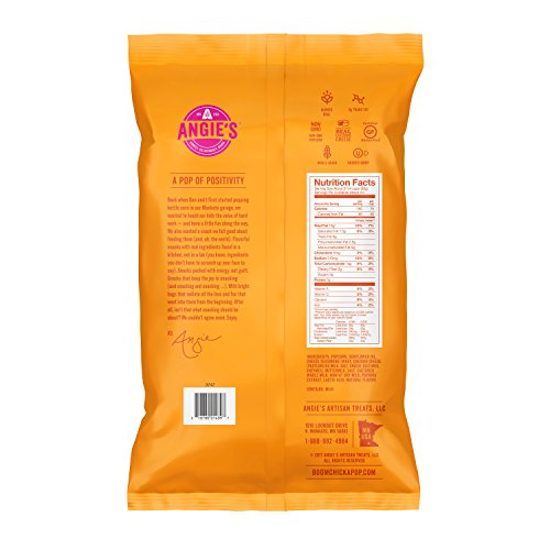 Angie's Boomchickapop Cheddar Cheese Popcorn, 4.5 Ounce (Pack Of 12) #TOP2