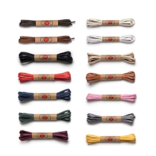 Cobbler'S Choice Co. Finest Quality BRNLCS52 Premium Flat Waxed Cotton Boot Laces thumb #4