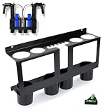 TOPOWN Grease Gun Holders Compatible with 2 Grease Guns, Grease Gun Rack Tractor, Grease Gun Garage Organizer Wall Mount, Grease Gun Storage Rack, Grease Gun Storage, Grease Gun Holder Wall Mount