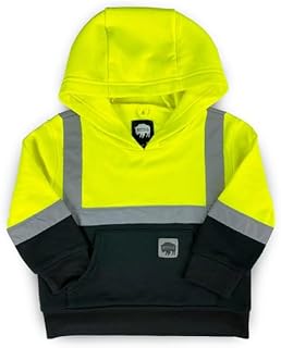 Buffalo Outdoors® Workwear Kid's Hi Vis Reflective Safety Hoodie