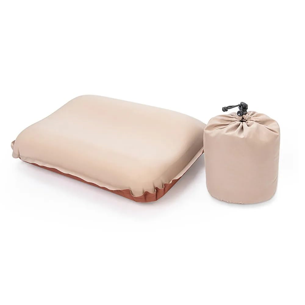 VIHAX 3D Sponge Pillow Automatic Inflatable Pillow Camping Tent Air Cushion Pillow Travel Portable Cervical Pillow Lunch Break Pillow Outdoor-image-36
