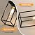 LUTEC 2 Pack Outdoor Wall Light Fixtures, Exterior Waterproof Lanterns with Aluminum Frame and Clear Glass Shade, Modern Matte Black Wall Sconce Outdoor Lighting for Patio, Front Door, Entryway