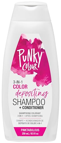 Punky Colour 3-in-1 Color Depositing Hair Cleanser & Conditioner, 8.5 fl oz. (Pinktabulous)