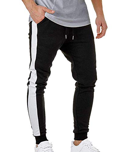 🥇 Tenemos los Mejores Online pantalon negro raya blanca lateral ✔️  vaqueros.store - 【 2022 】