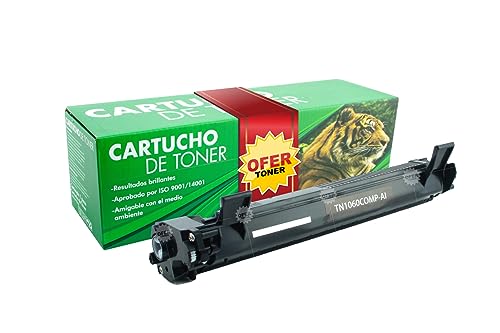 Genérico Cartucho de tóner TN-1060 TN1060 Compatible para HL-1112 de HL-1110 HL-1212W MFC-1810 MFC-1910W Impresora DCP-1612W de Alto Rendimiento 1500 páginas...