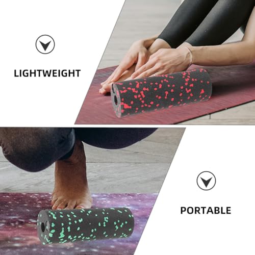 Set de 2 mini rodillos de espuma para ejercicio Zerodeko, cilindros huecos ligeros para masaje muscular y alivio tisular profundo, portátiles para fitness, viaje y entrenamiento en casa miniatura 7