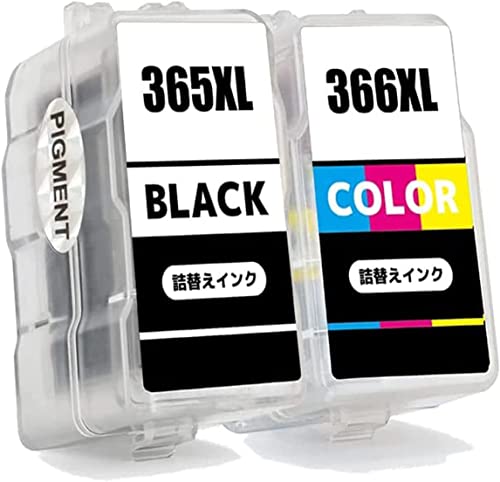Amazon.co.jp: 【BAALAND】キャノン BC-365 顔料ブラック BC-366 染料