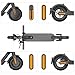 KAIXINXIN Electric Scooter Side Cover Reflective Strips Replacements Electric Scooter Rear Side Wheel Cover Reflectors with Screws