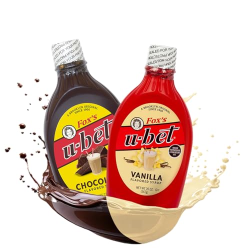 FOX’S U-BET Syrup Bottle – Brooklyn Original Since 1900, Thick, No High Fructose Corn Syrup,...